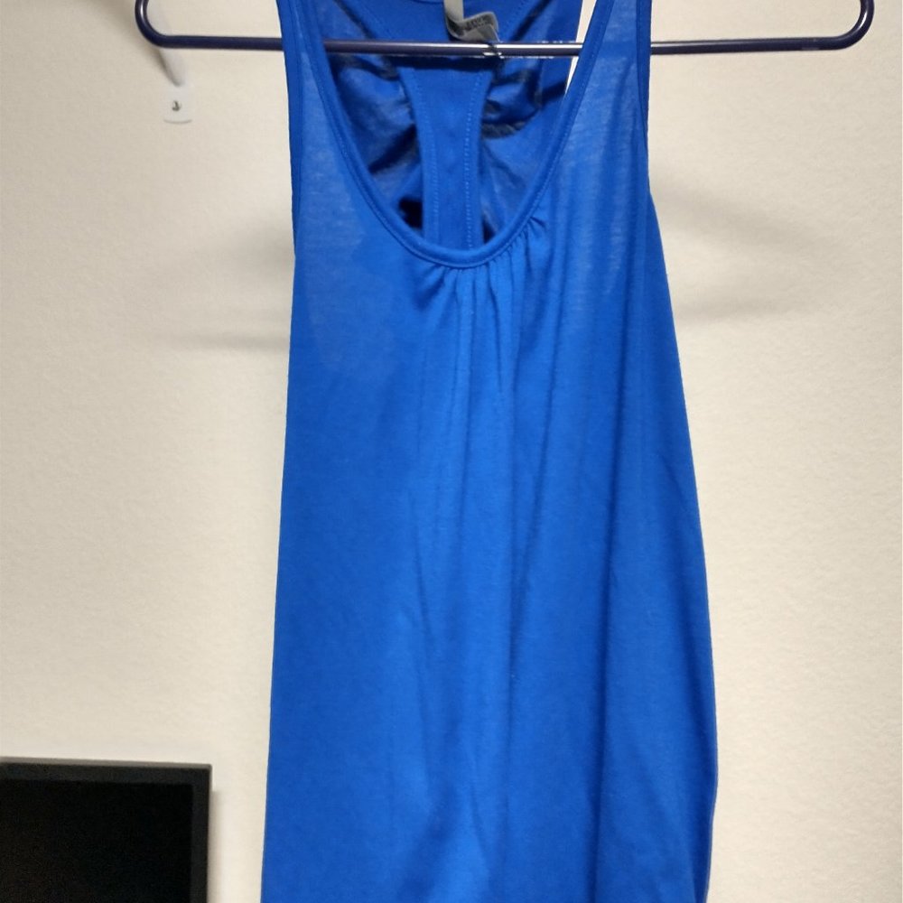 Charlotte Russe ruffle back tank